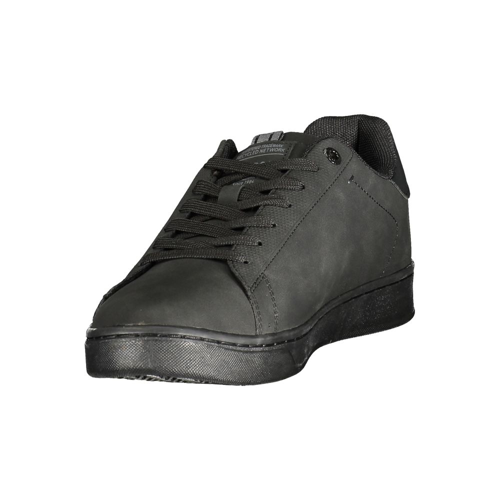 Gas Black Polyurethane Men's Sneaker