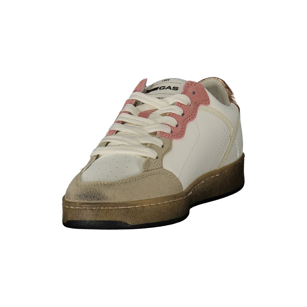 Gas Bianco Poliuretano Donna Sneaker