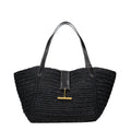 Tom Ford Black Raffia Shoulder Bag