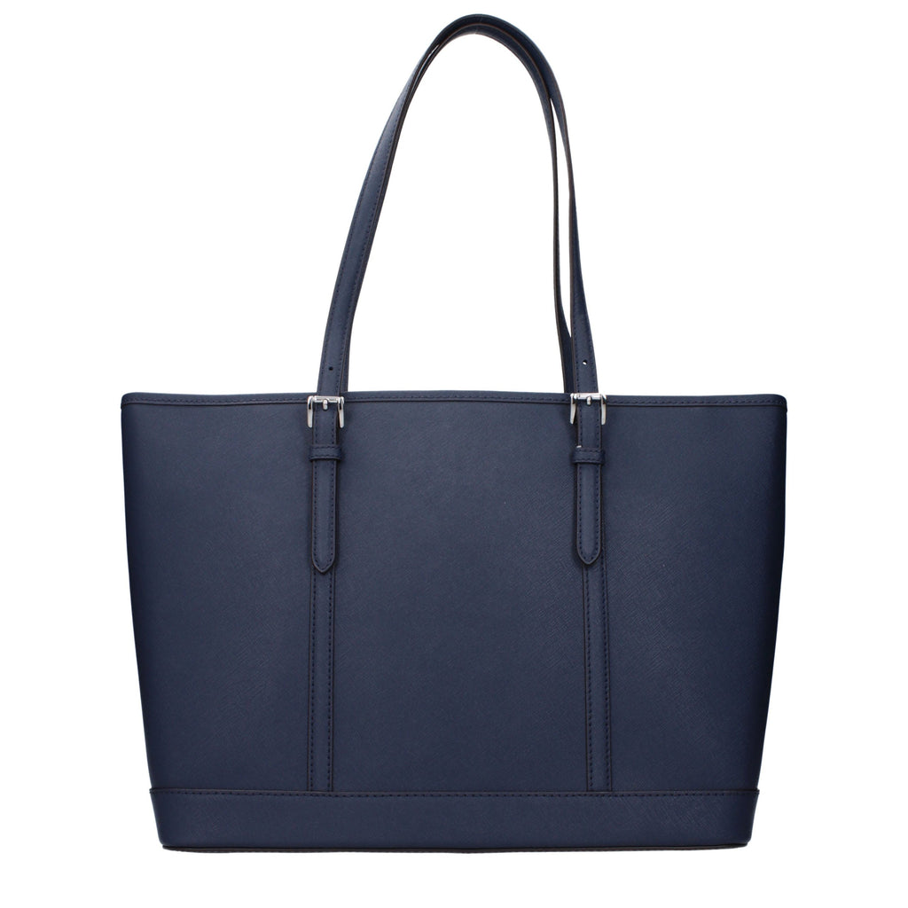 Michael Kors Blue Leather Shoulder Bag