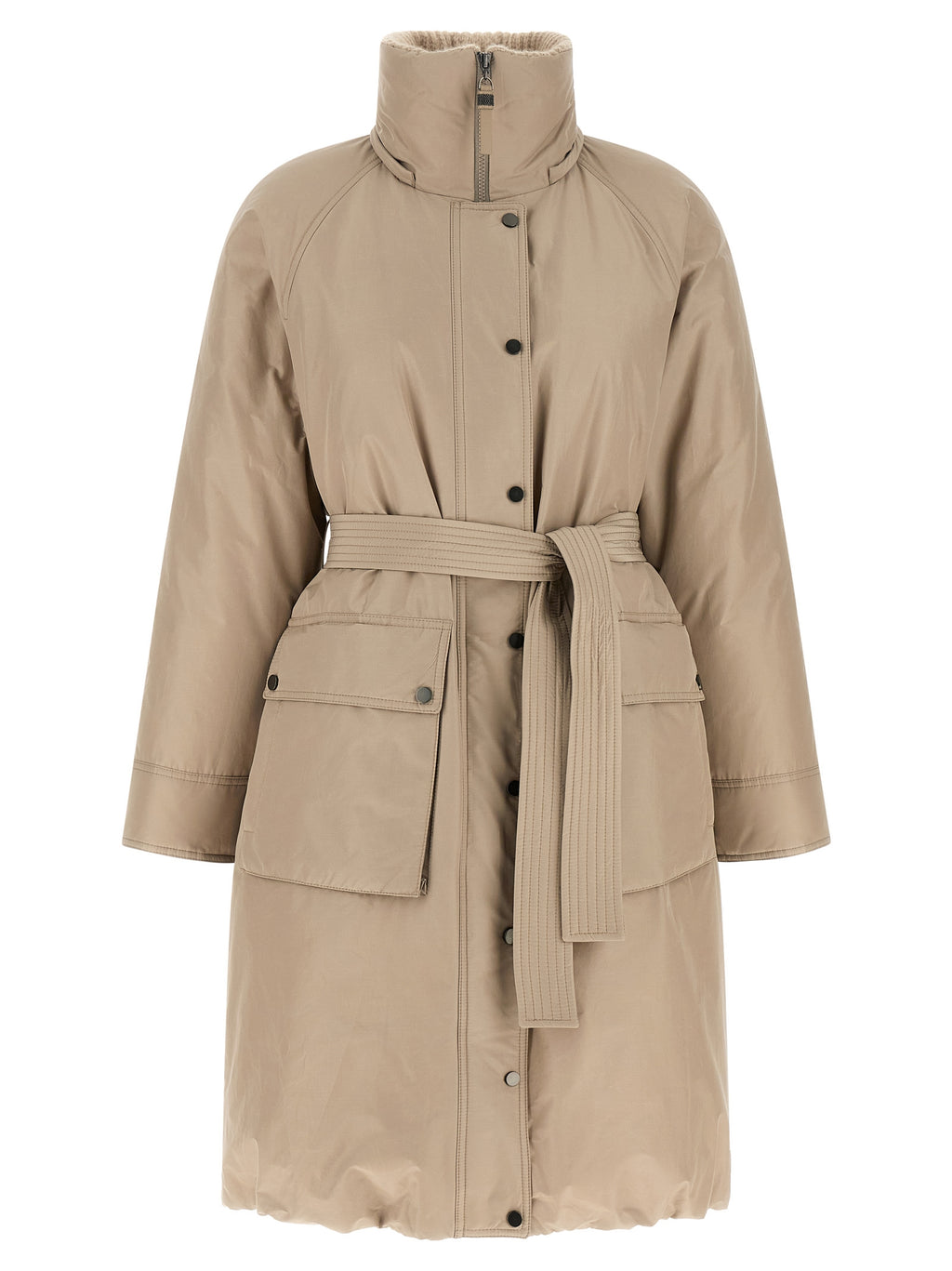 Brunello Cucinelli Beige Cotton Coat