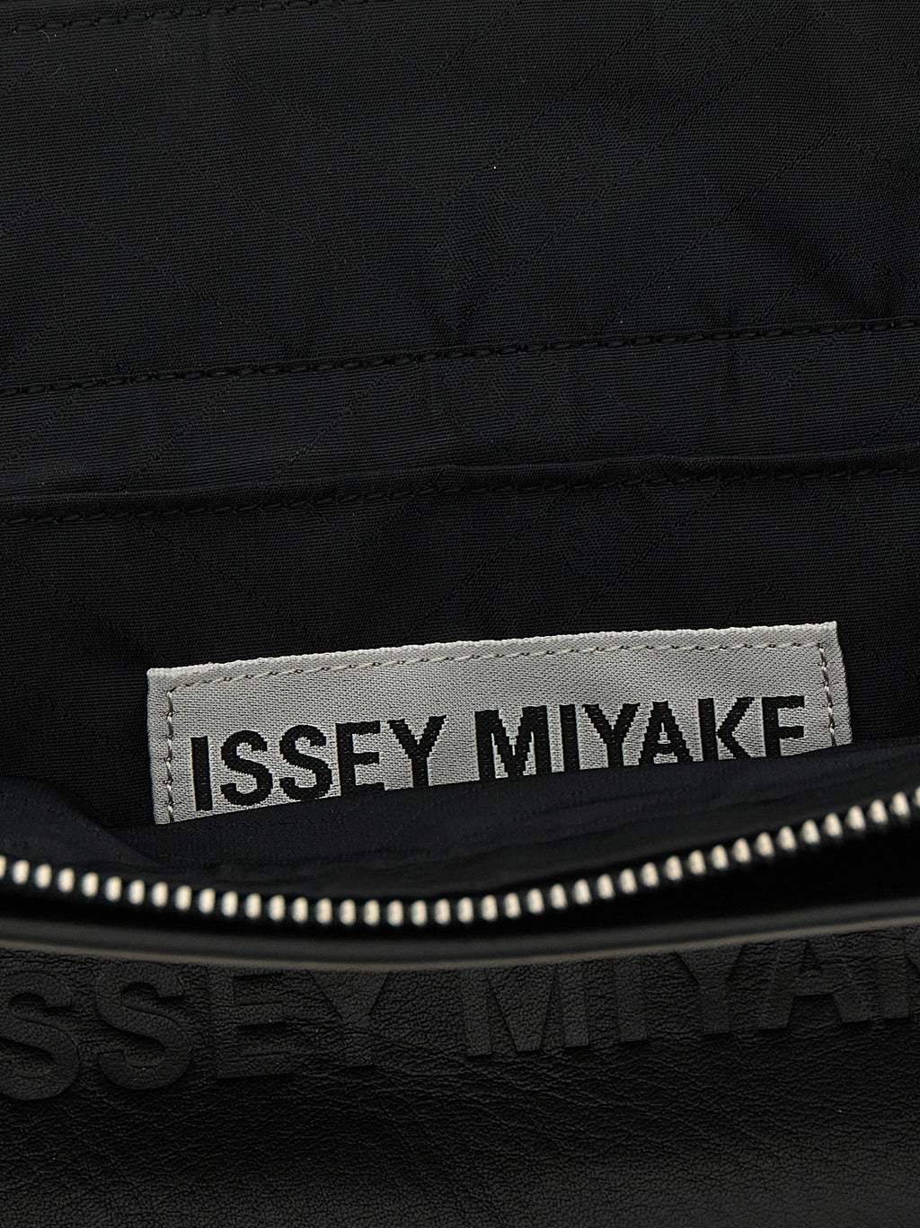 Issey Miyake Black Polyester Shoulder Bag