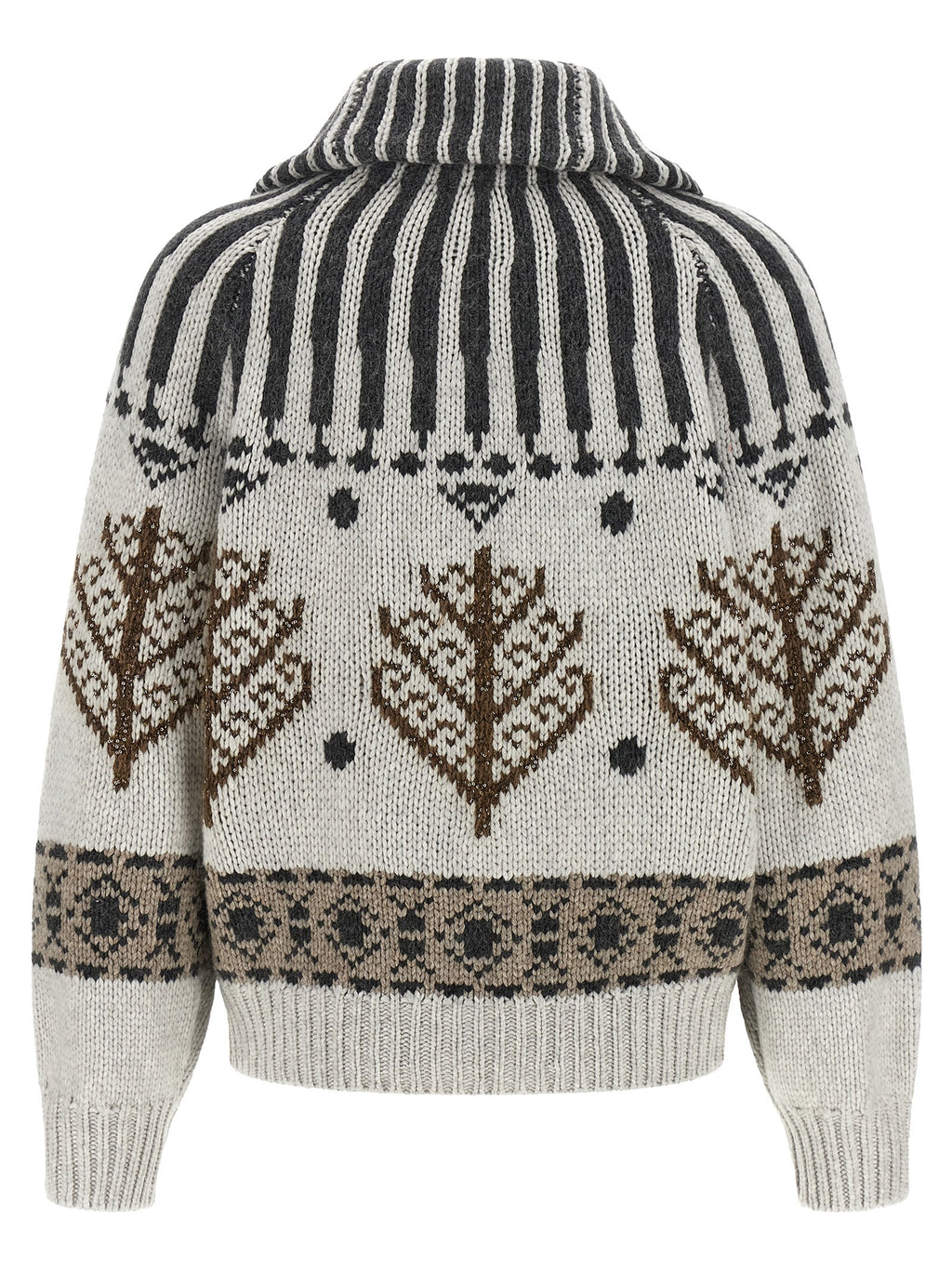 Brunello Cucinelli Multicolor Cashmere Cardigan