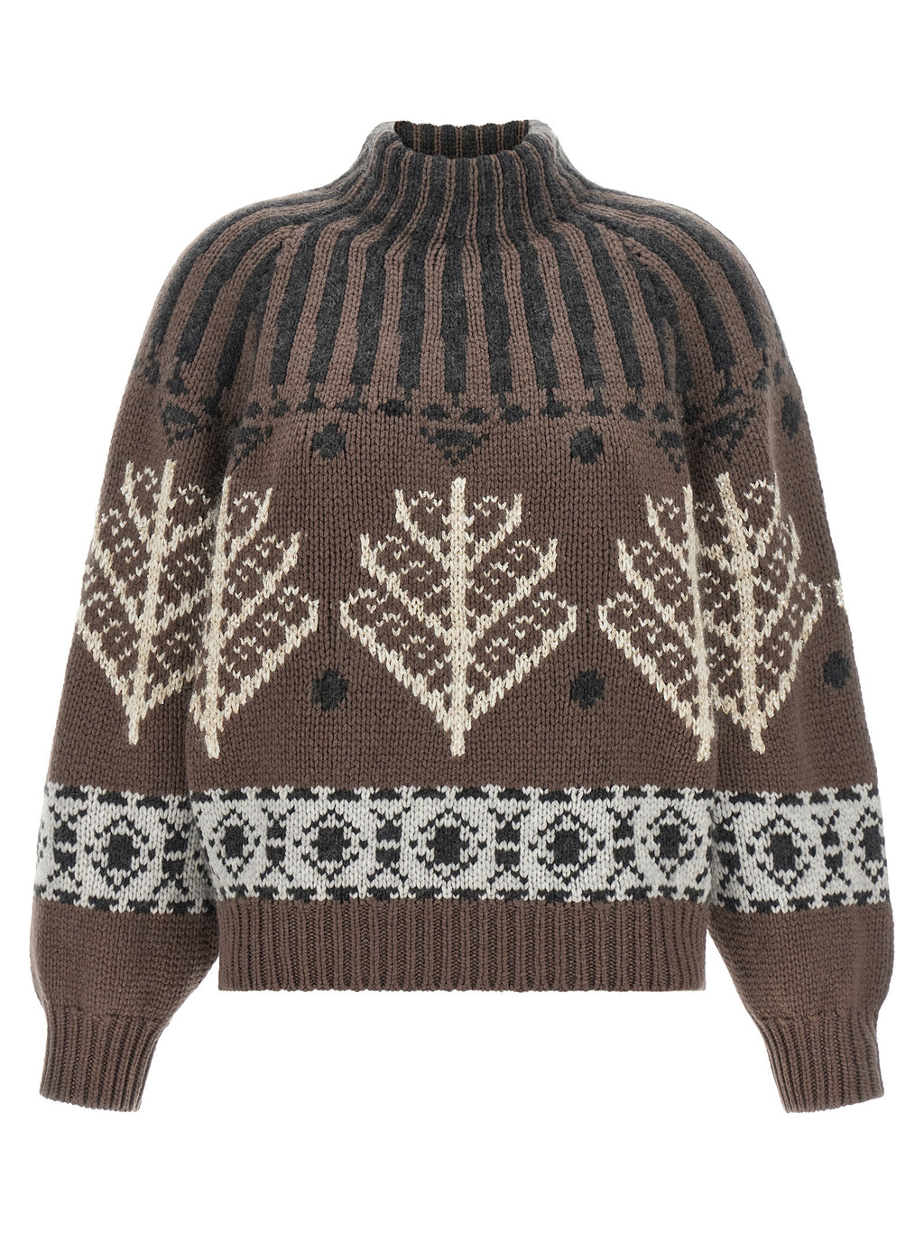 Brunello Cucinelli Brown Cashmere Cardigan