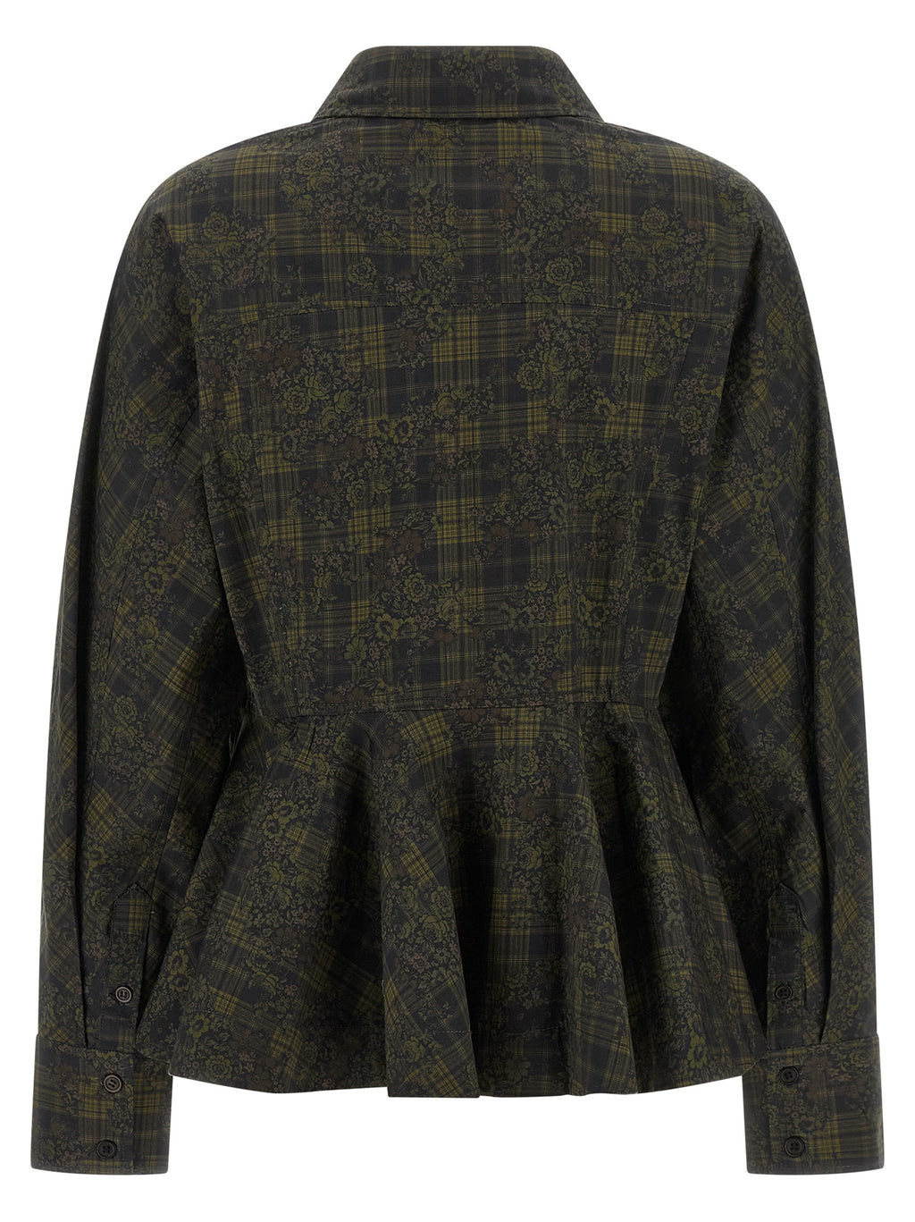 Ganni Bicolor Organic Cotton Blouse