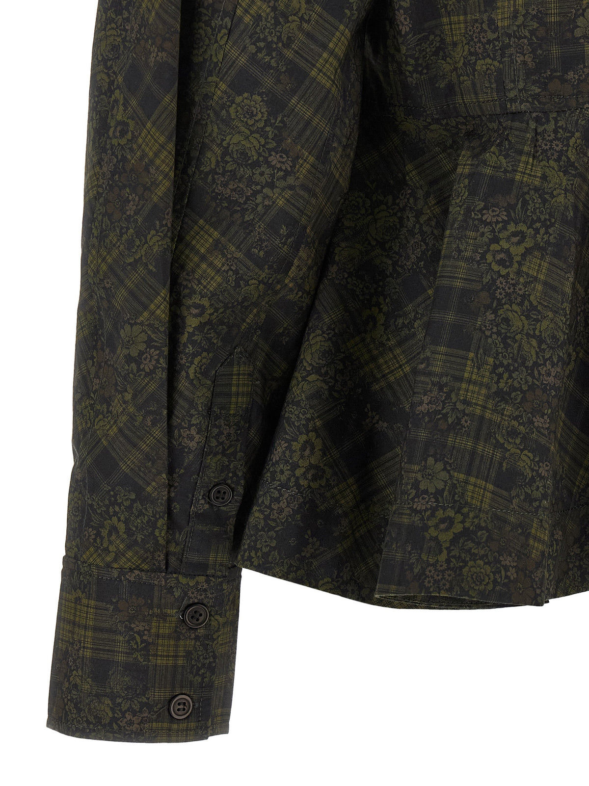 Ganni Bicolor Organic Cotton Blouse