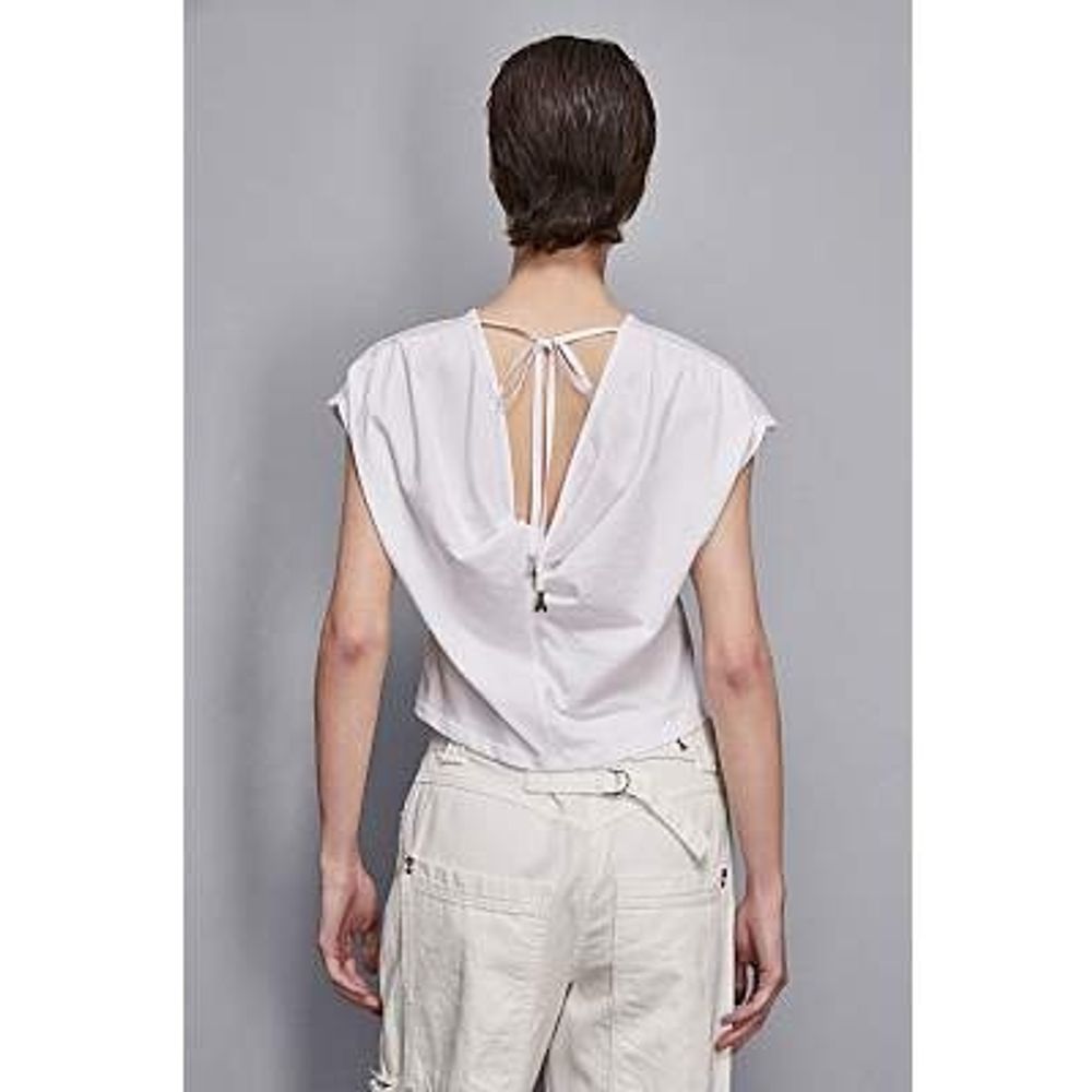 Patrizia Pepe White Cotton T-Shirt