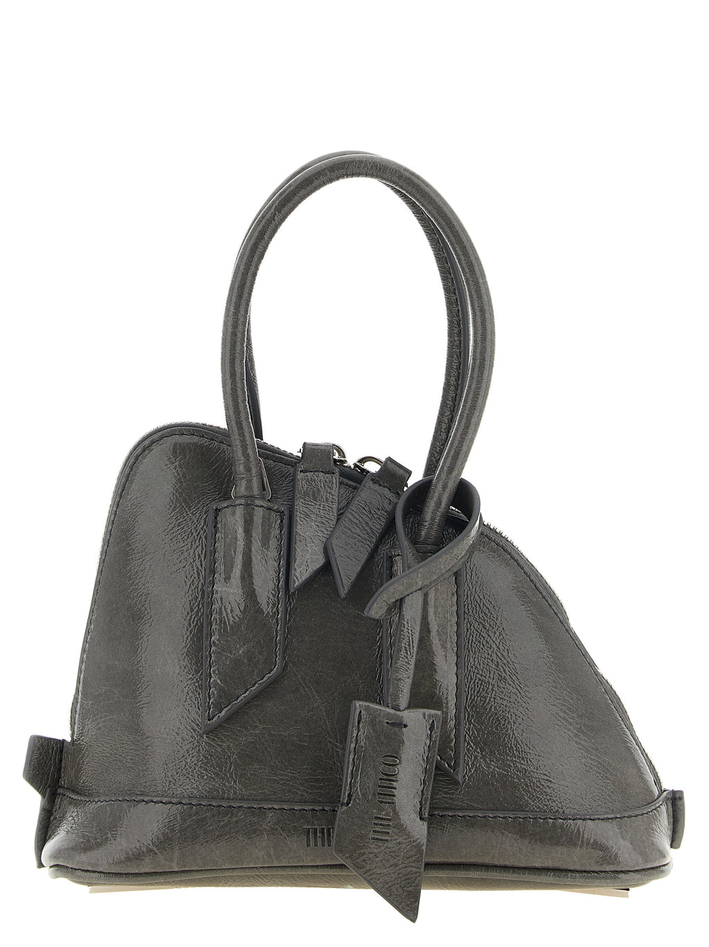 The Attico Gray Calfskin Handbag