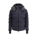 Moncler Grenoble Blue Polyamide Full-Length Jacket