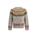 Moncler Grenoble Beige Wool Oves Aries Sweatshirt