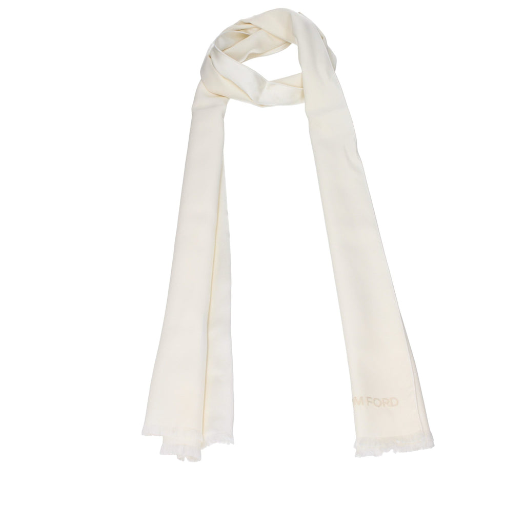 Tom Ford Beige Silk Foulard