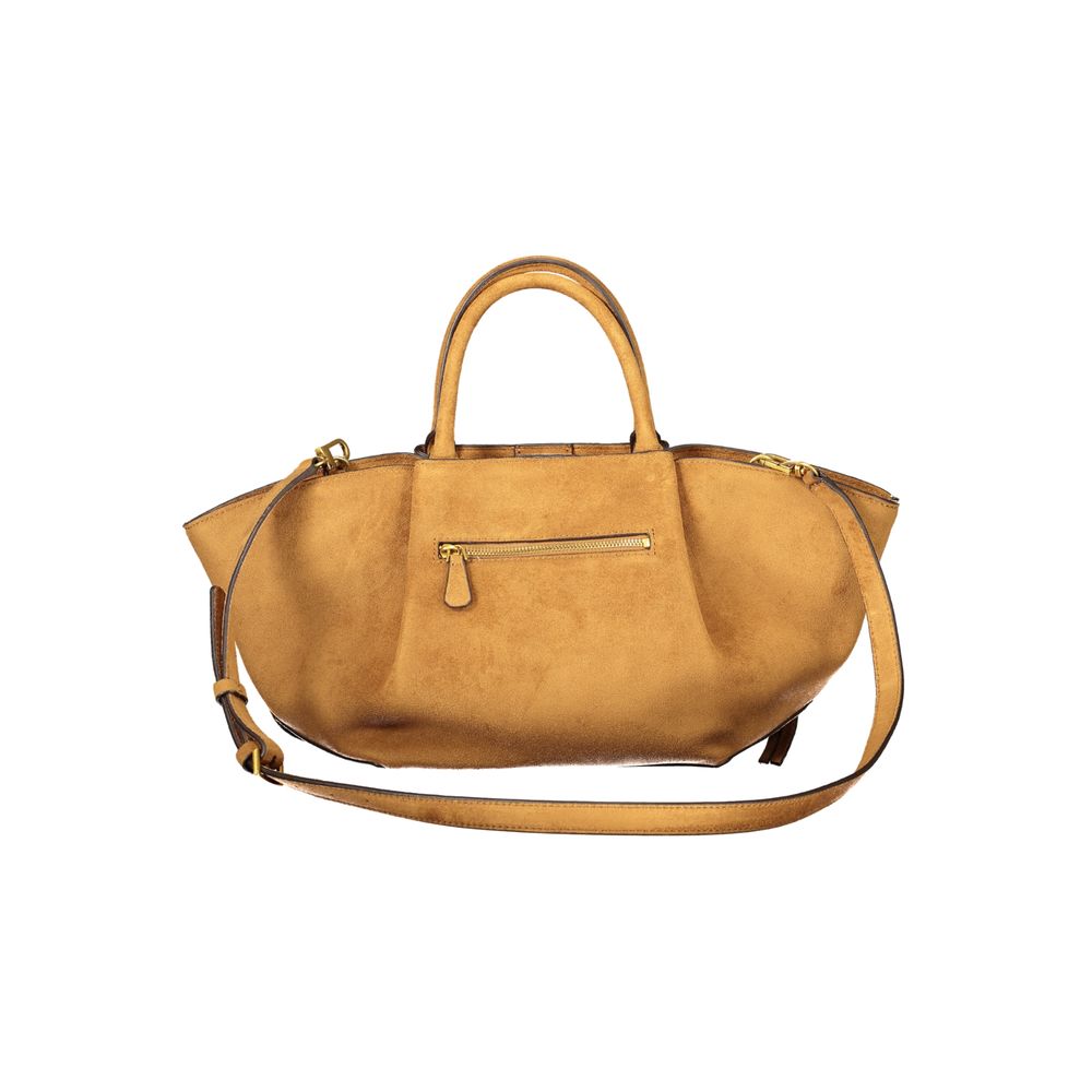 Guess Jeans Brown Polyester Women's Bag with Adjustable Shoulder Strap