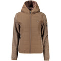 Norway 1963 Brown Polyester Women's Jacket with Hood