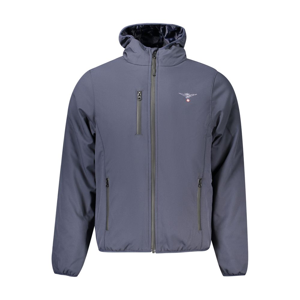 Accademia Militare Blue Polyester Men's Jacket