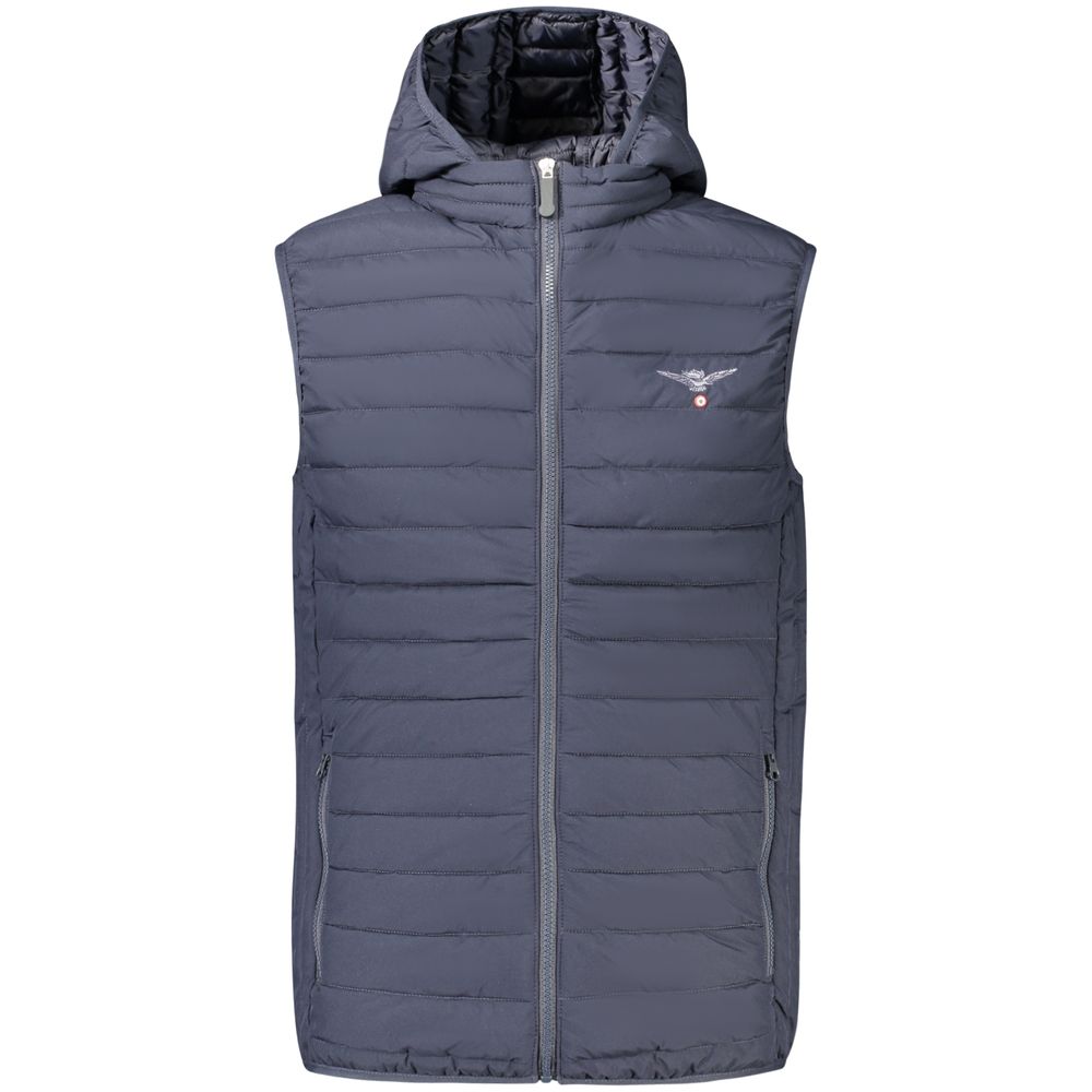 Accademia Militare Blue Polyester Men's Jacket