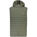 Accademia Militare Green Polyester Sleeveless Jacket
