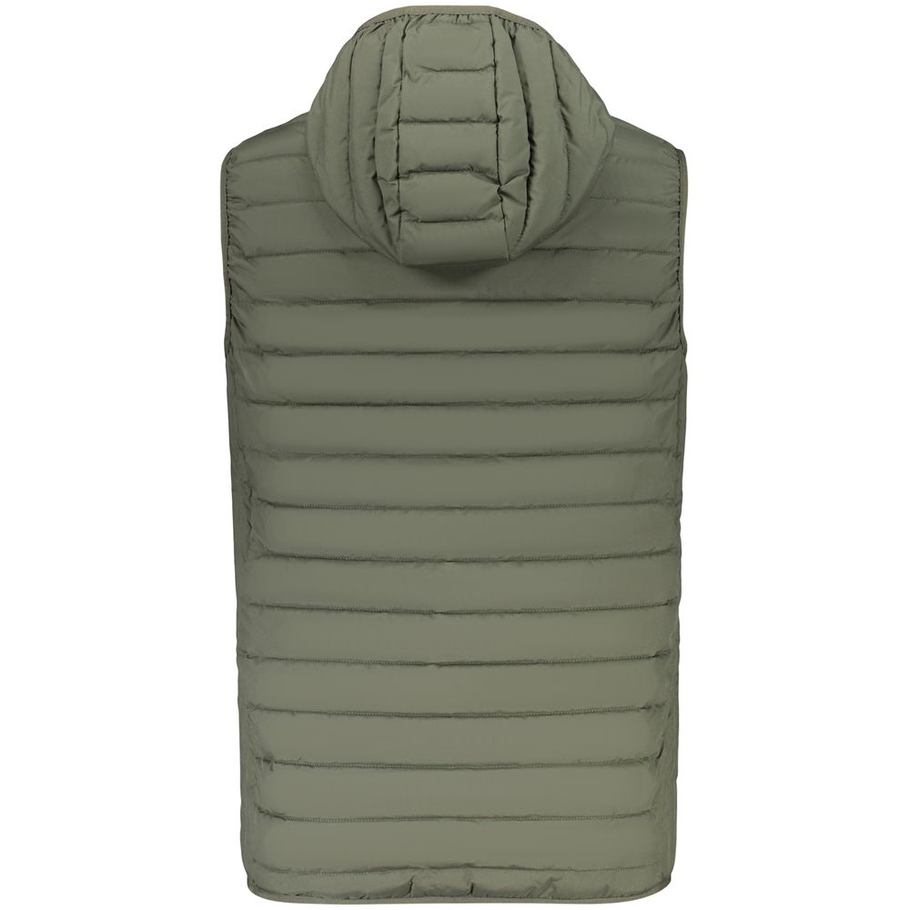 Accademia Militare Green Polyester Sleeveless Jacket