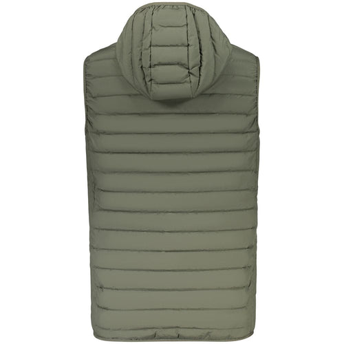 Accademia Militare Green Polyester Sleeveless Jacket