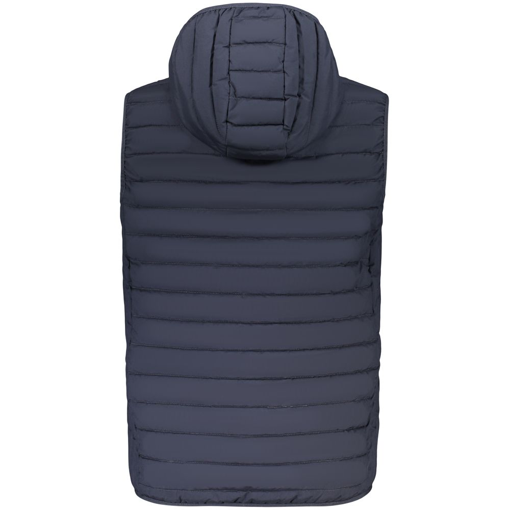 Accademia Militare Blue Polyester Sleeveless Jacket