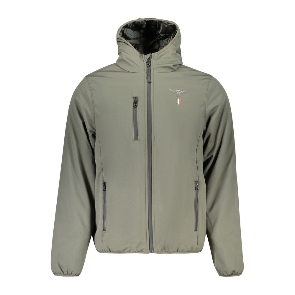 Accademia Militare Green Polyester Shell Jacket