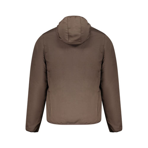 Accademia Militare Brown Polyester Shell Jacket