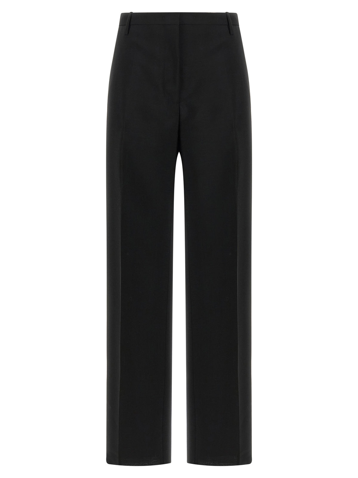Fendi Black Mohair Dress Pants