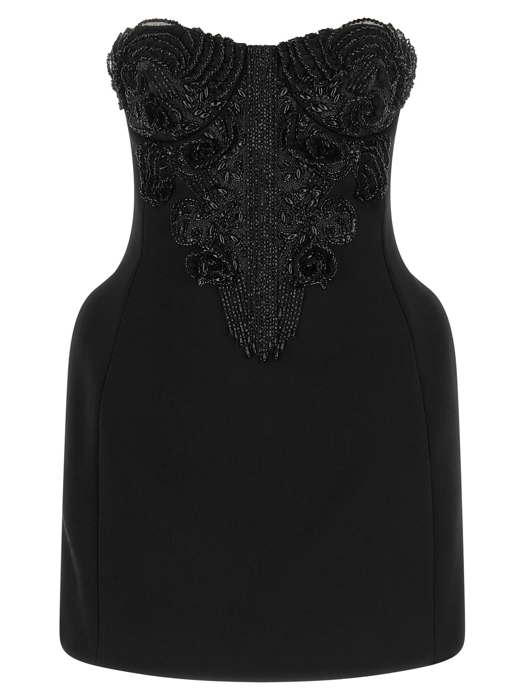 Elisabetta Franchi Black Polyester Short Dress