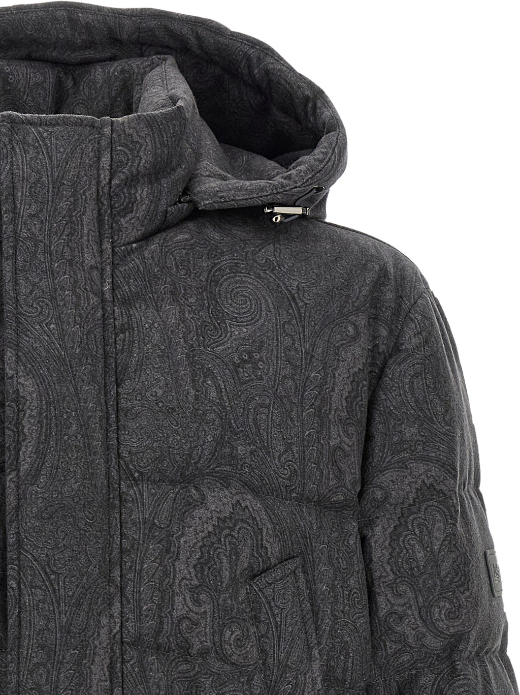 Etro Gray Wool Coat