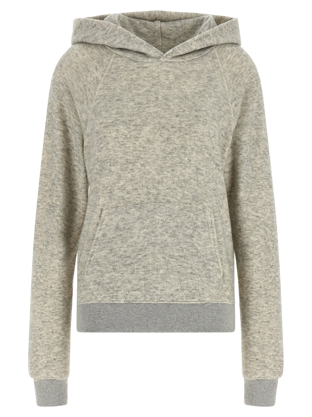 Khaite Gray Cotton Hoodie