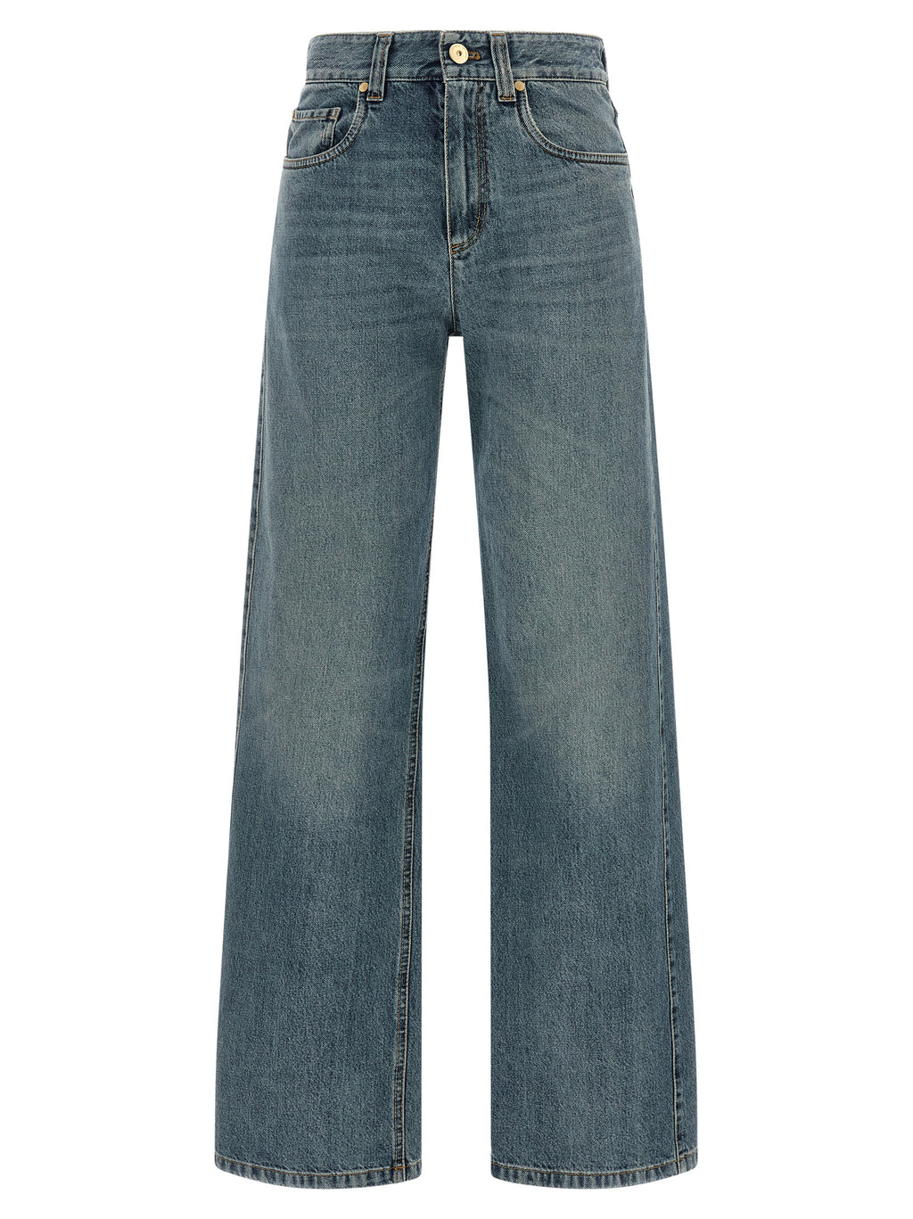Brunello Cucinelli blaue Jeans aus Baumwolle