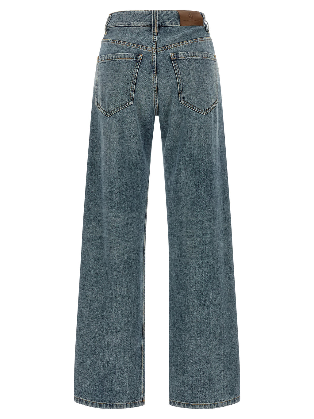 Brunello Cucinelli blaue Jeans aus Baumwolle