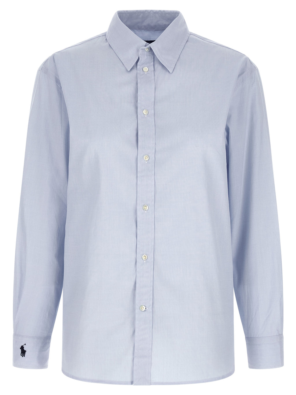 Polo Ralph Lauren Blaue Baumwollbluse