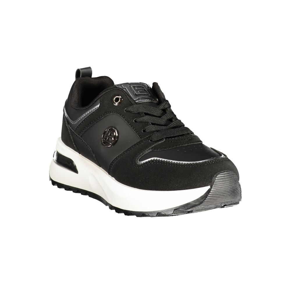 Laura Biagiotti Black Polyurethane Women's Sneaker