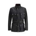Belstaff Black Cotton Full-Length Jacket