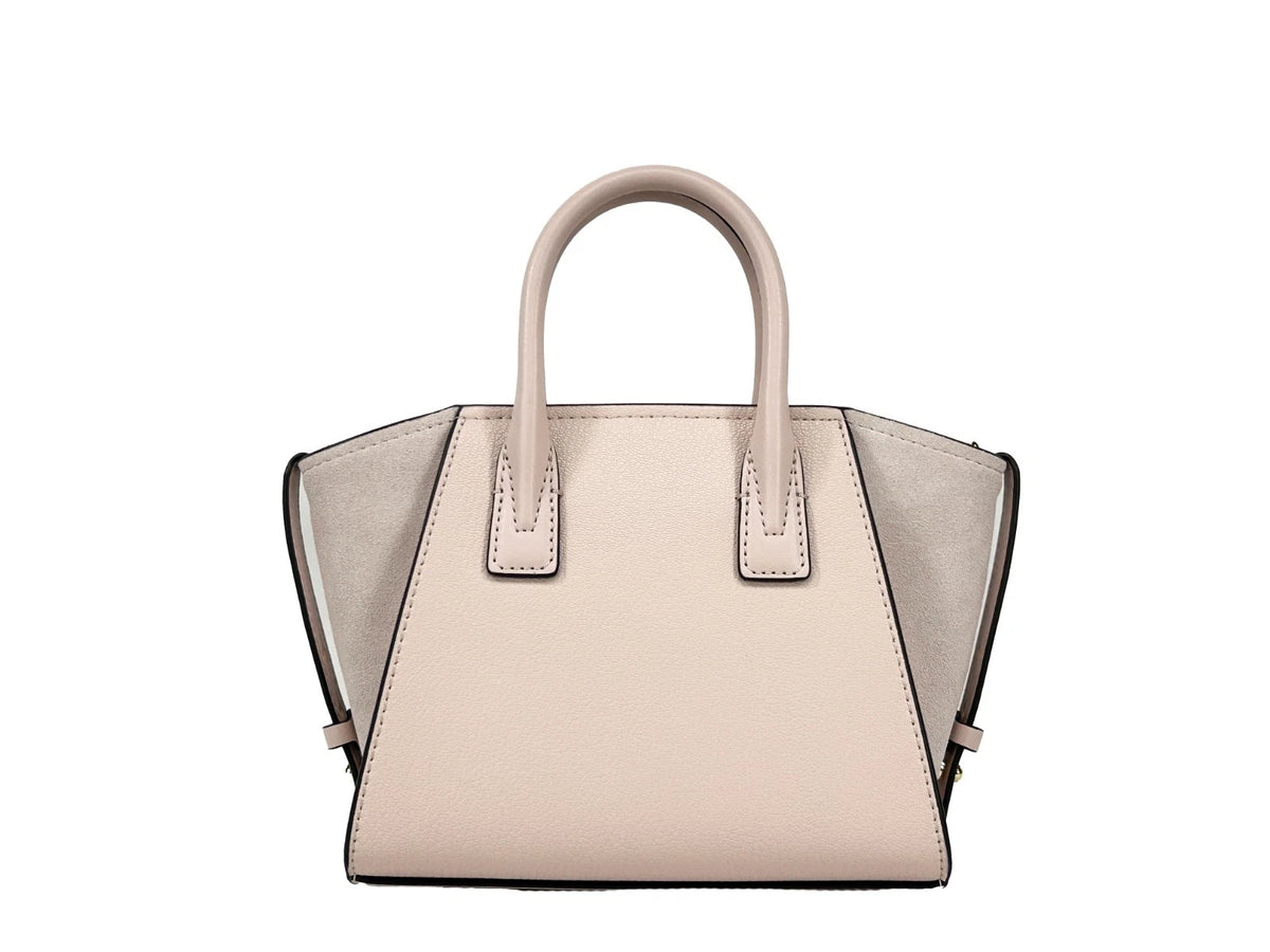 Michael Kors Avril Extra-Small Leather And Suede Satchel