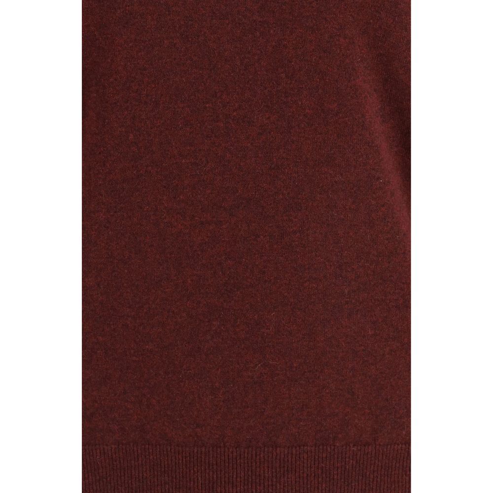 Brunello Cucinelli Bordeaux Cashmere Sweater
