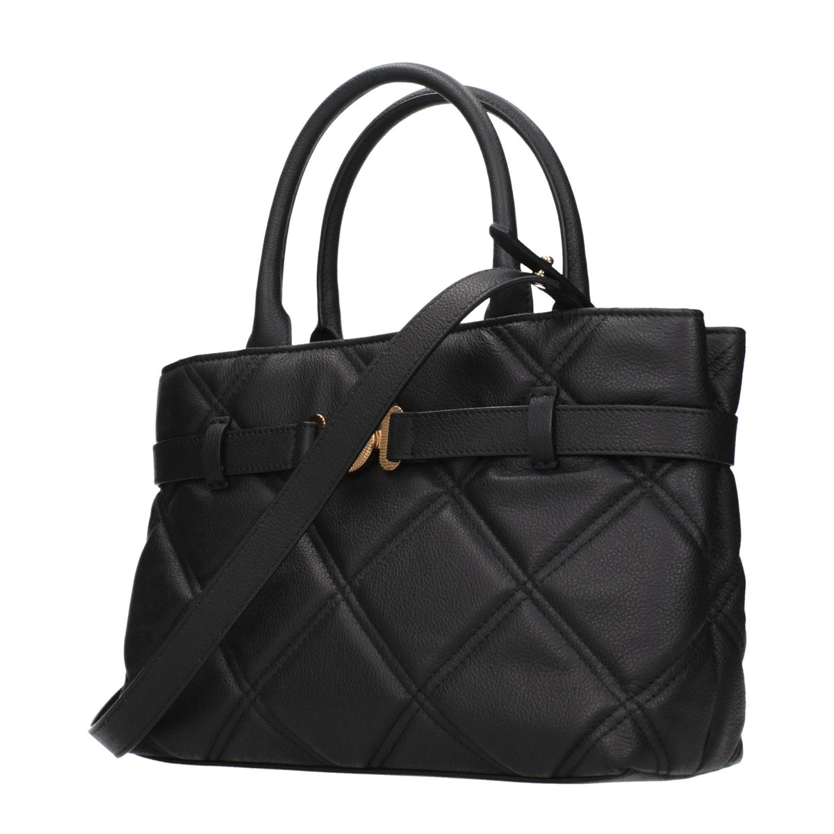 Versace Black Leather Handbag