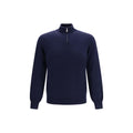 Brunello Cucinelli Blue Cashmere Sweater