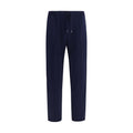 Brunello Cucinelli Blue Cotton Athletic Pants