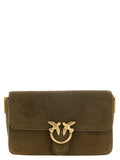 PINKO Bicolor Calfskin Shoulder Bag