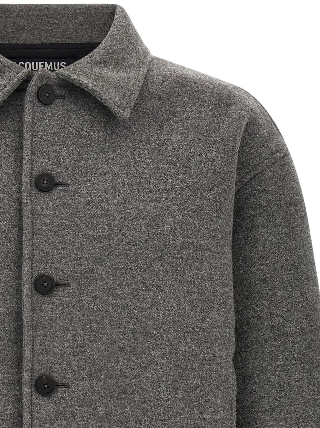 Jacquemus Gray Virgin Wool Bomber