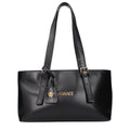 Versace Black Leather Shoulder Bag