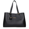 Versace Black Leather Shoulder Bag