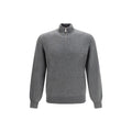 Brunello Cucinelli Gray Cashmere Sweatshirt