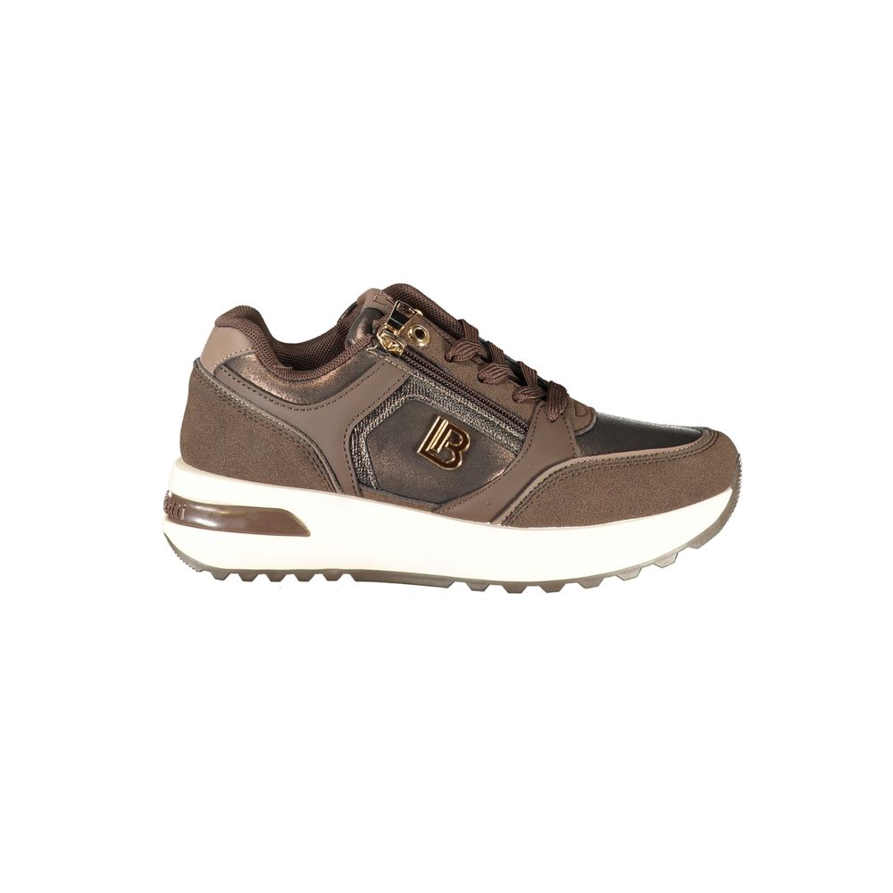 Laura Biagiotti Brown Polyurethane Women's Sneaker