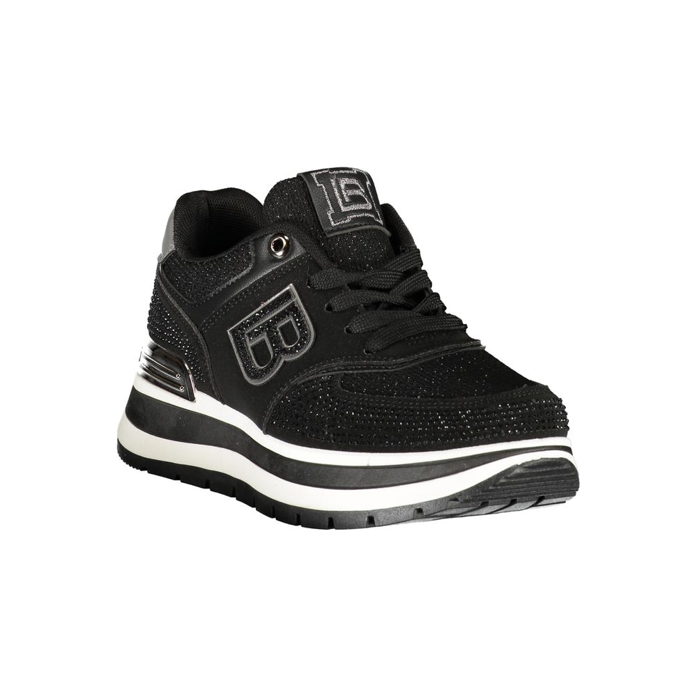 Laura Biagiotti Black Polyurethane Women's Sneaker