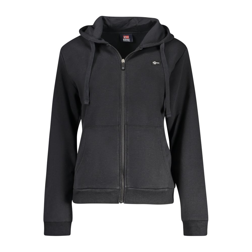 Norway 1963 Black Cotton Women's Hoodie
