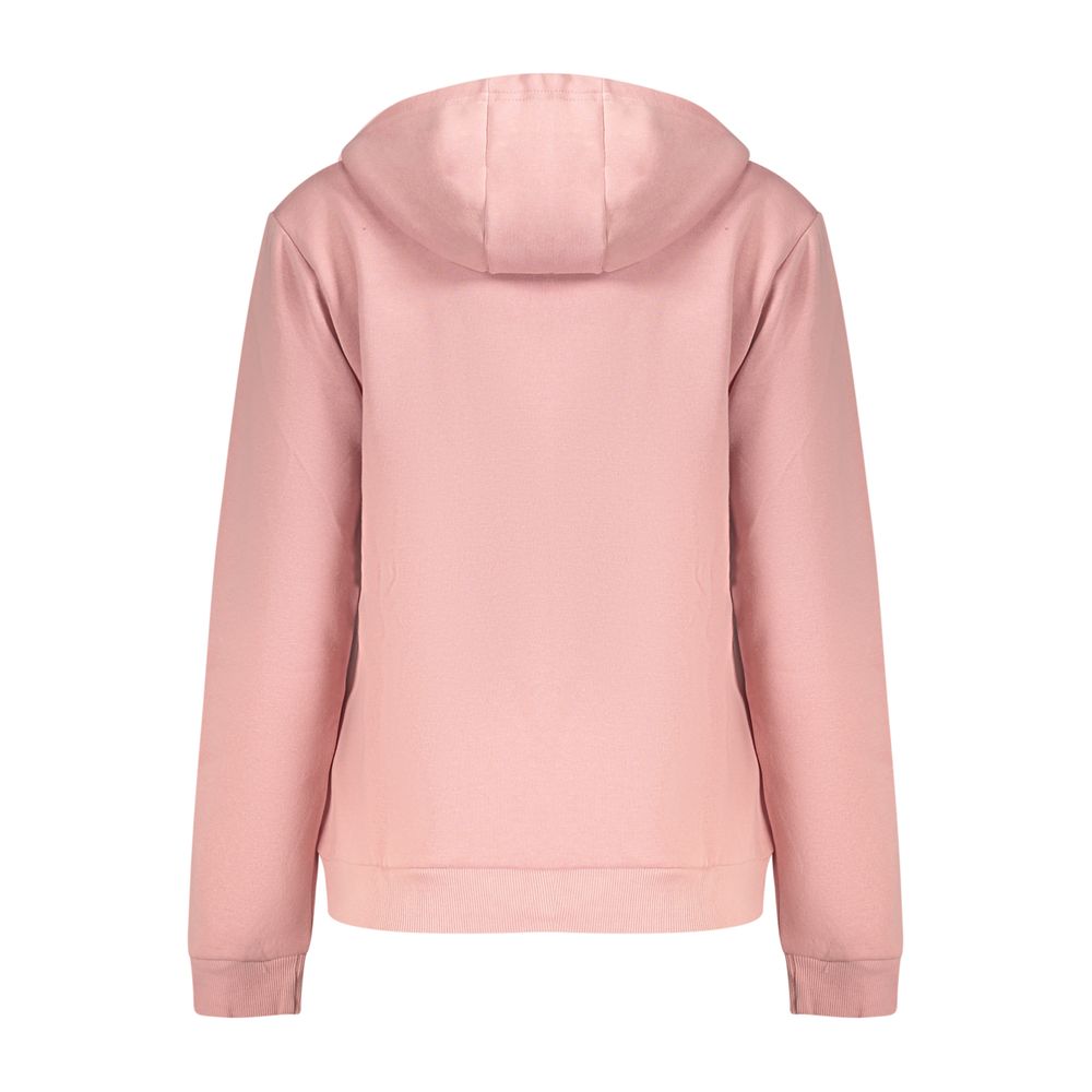 Norway 1963 Rosa Cotton Women Sweatshirt with Zip and Pockets