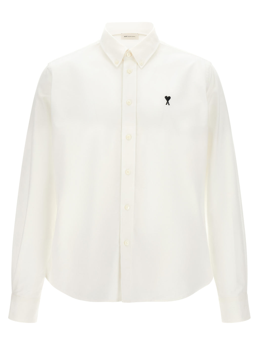 Ami Paris White Cotton Blouse