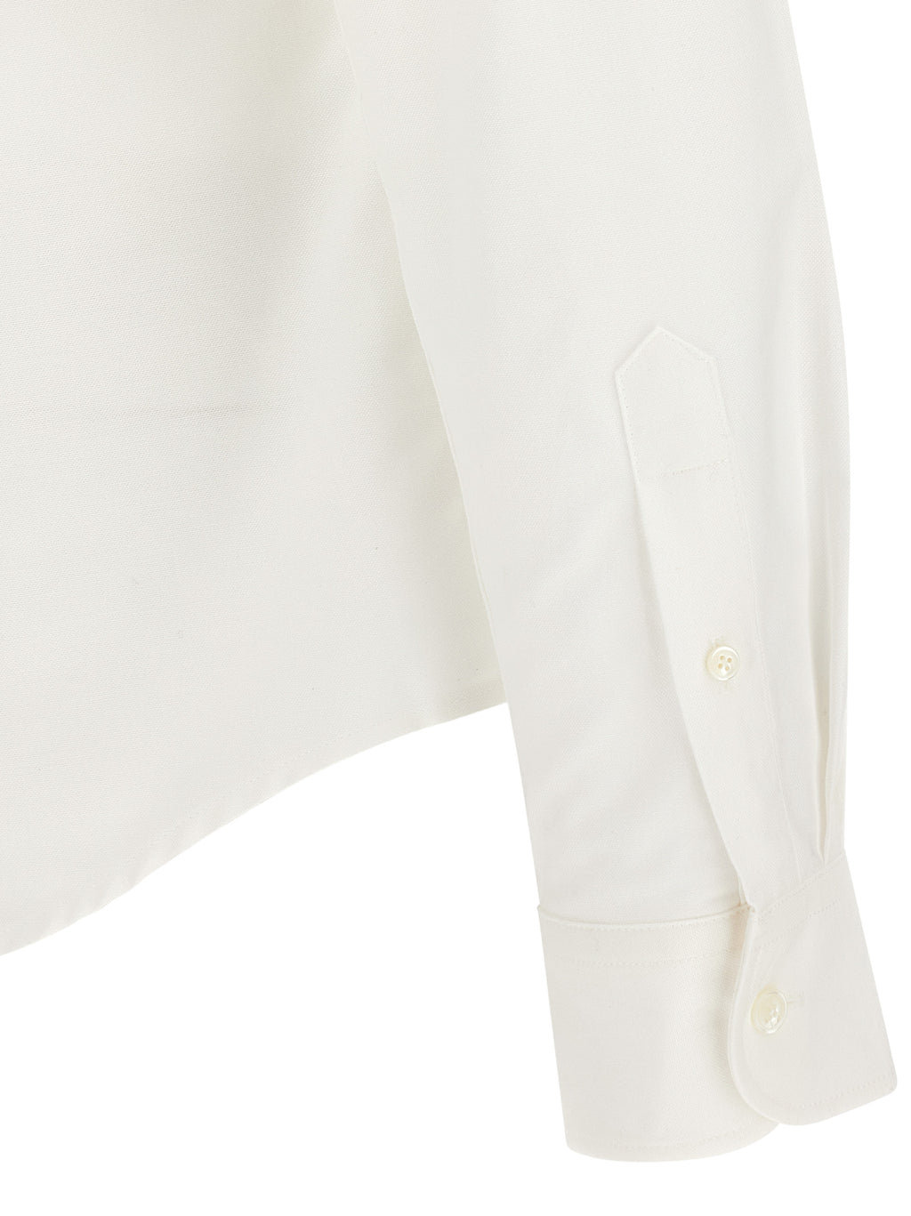 Ami Paris White Cotton Blouse